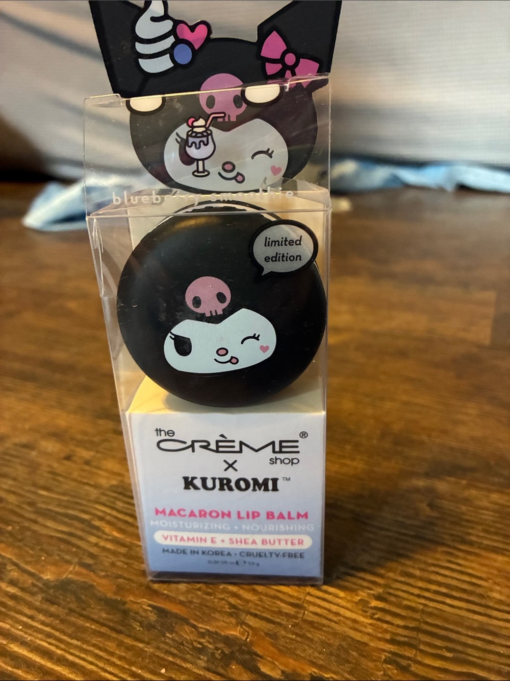 The Crème Shop x Kuromi Black Macaron Lip Balm - Moisturizing Kids Lip Care